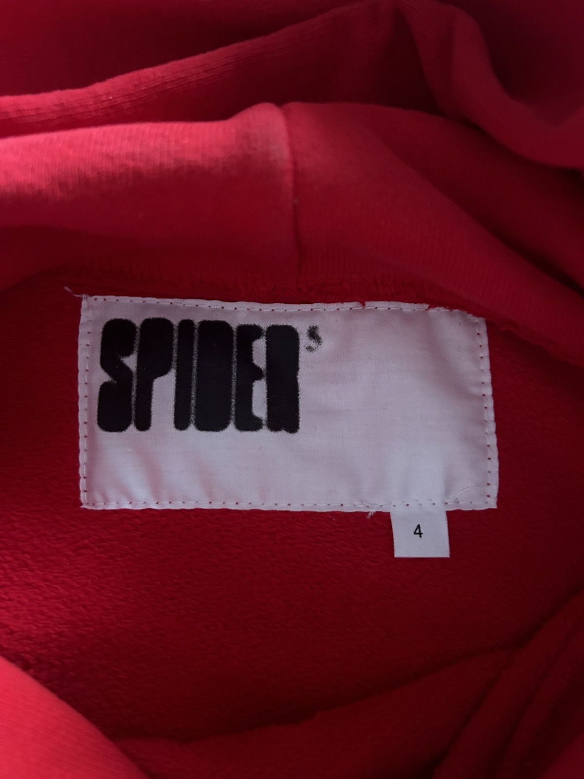 Sp5der Spider world wide Red Hoodie Size US L / EU 52-54 / 3 - 3 Thumbnail