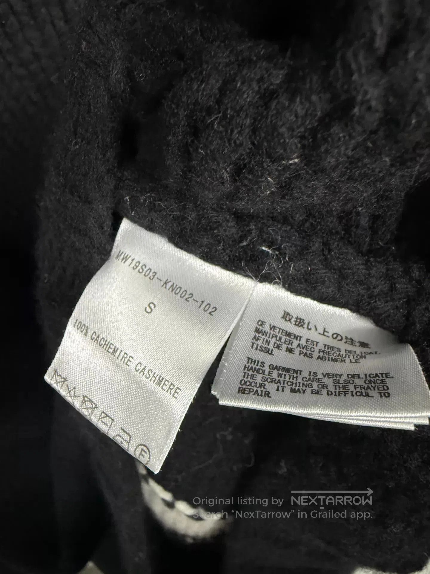 Mastermind Japan Black Distressed Knit Sweater. Size US S / EU 44-46 / 1 - 4 Thumbnail