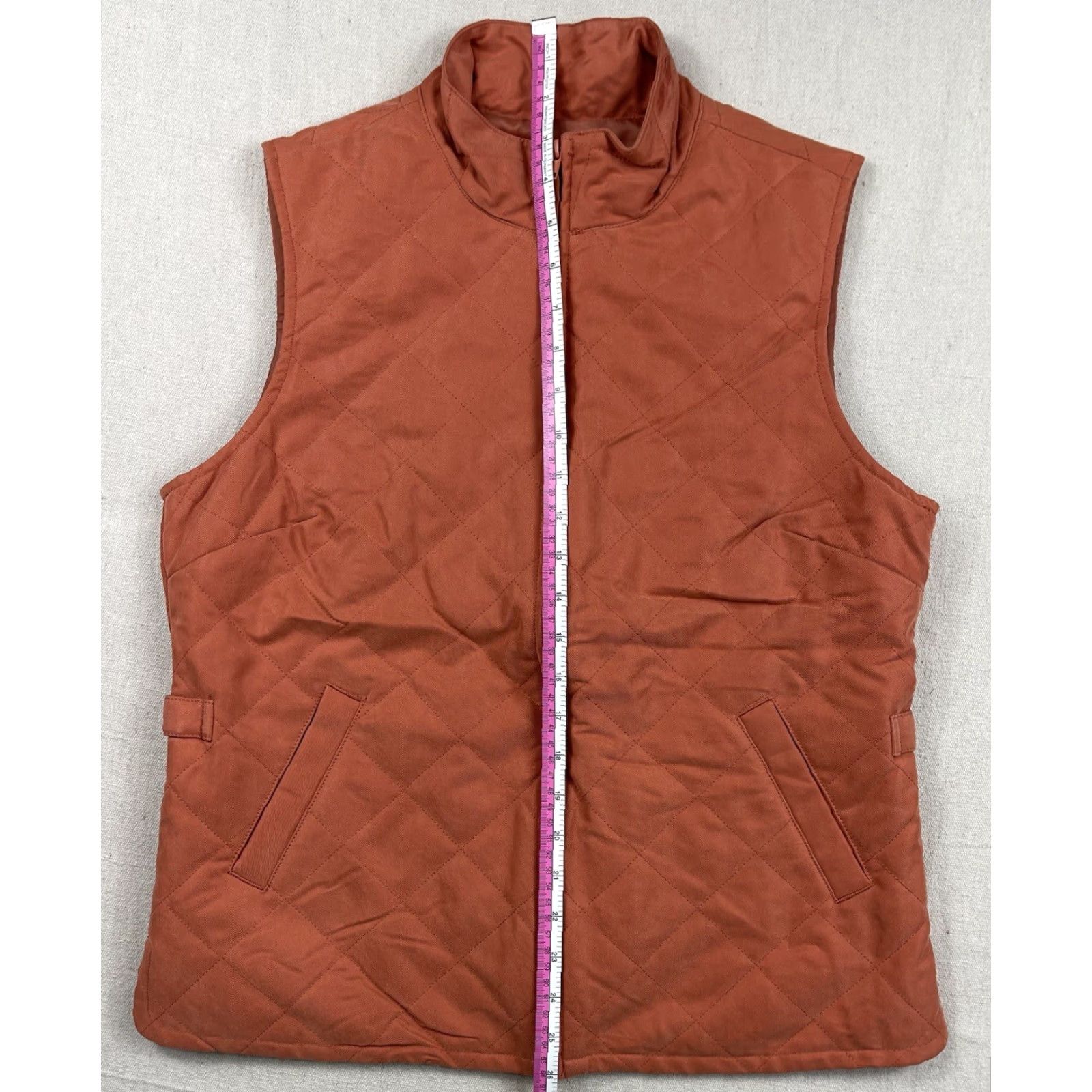 Orvis Orvis Quilted Vest Jacket Lined Womens Sz S Salmon Light Orange Fishing Full Zip Vest Womens S Orange Quilt Full Zip Outdoors Fat? Size S / US 4 / IT 40 - 6 Thumbnail