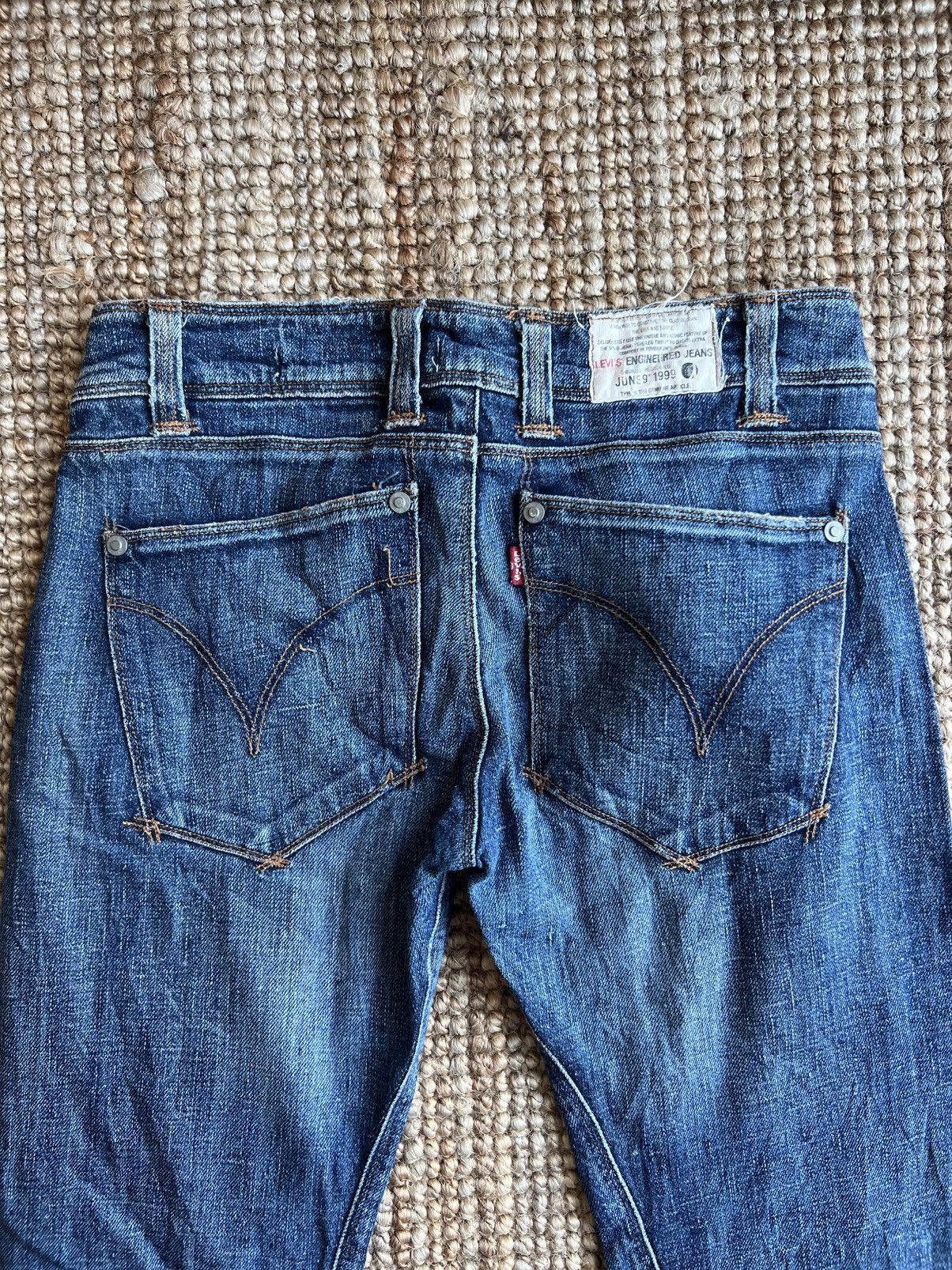 Levi's Levis Engineered Twisted Jeans W30 Actual 32x32.5 Size US 30 / EU 46 - 6 Thumbnail