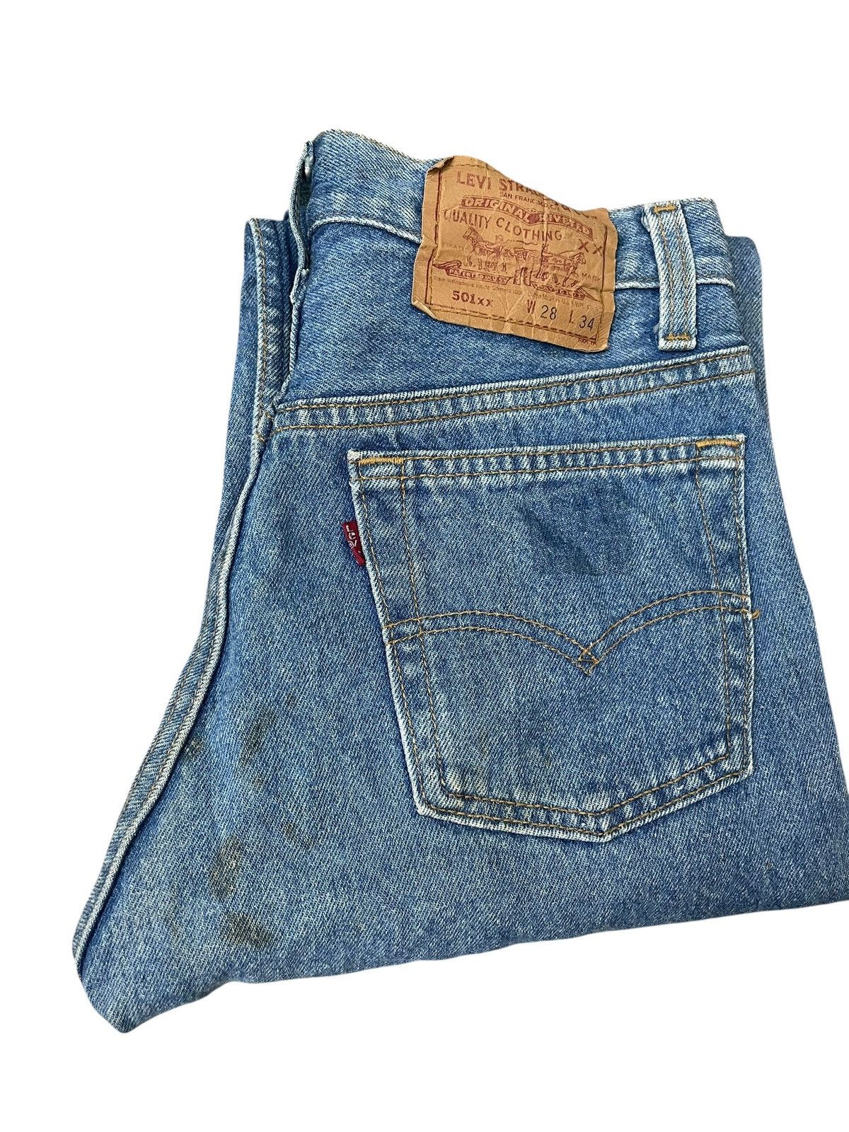 Levi's Vintage Levi’s 501xx Regular Jeans Streetwear Size US 28 / EU 44 - 15 Thumbnail