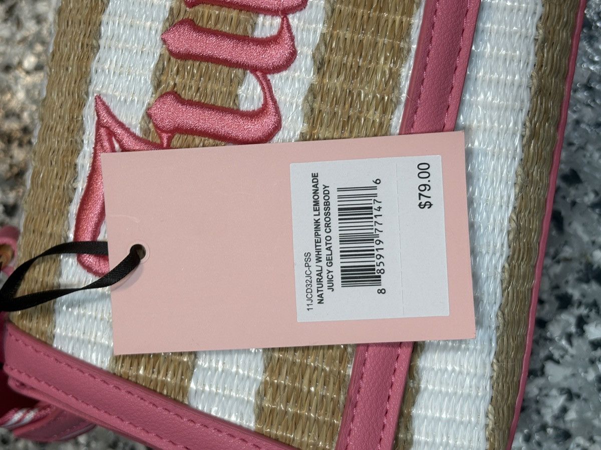 Juicy Couture Vintage Y2K Juicy Couture Gelato Pink Striped Mini Tote Bag Size ONE SIZE - 10 Thumbnail