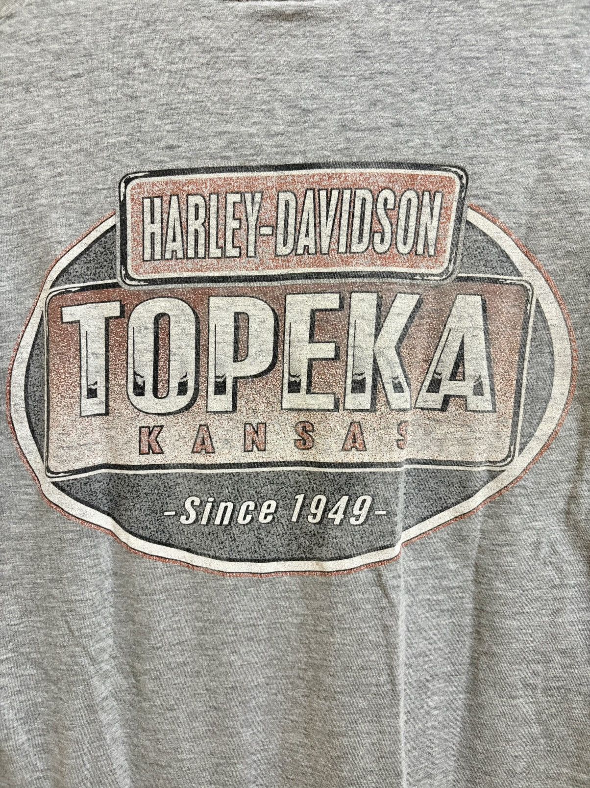 Harley Davidson Vintage 1998 Harley Davidson Topeka Kansas Longsleeve Tshirt Size US M / EU 48-50 / 2 - 6 Thumbnail
