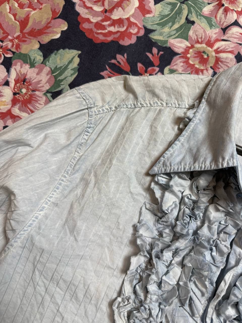 Moschino MOSCHINO JEANS SHIRT SHIRT CASUAL VINTAGE BLOUSE Size L / US 10 / IT 46 - 9 Thumbnail