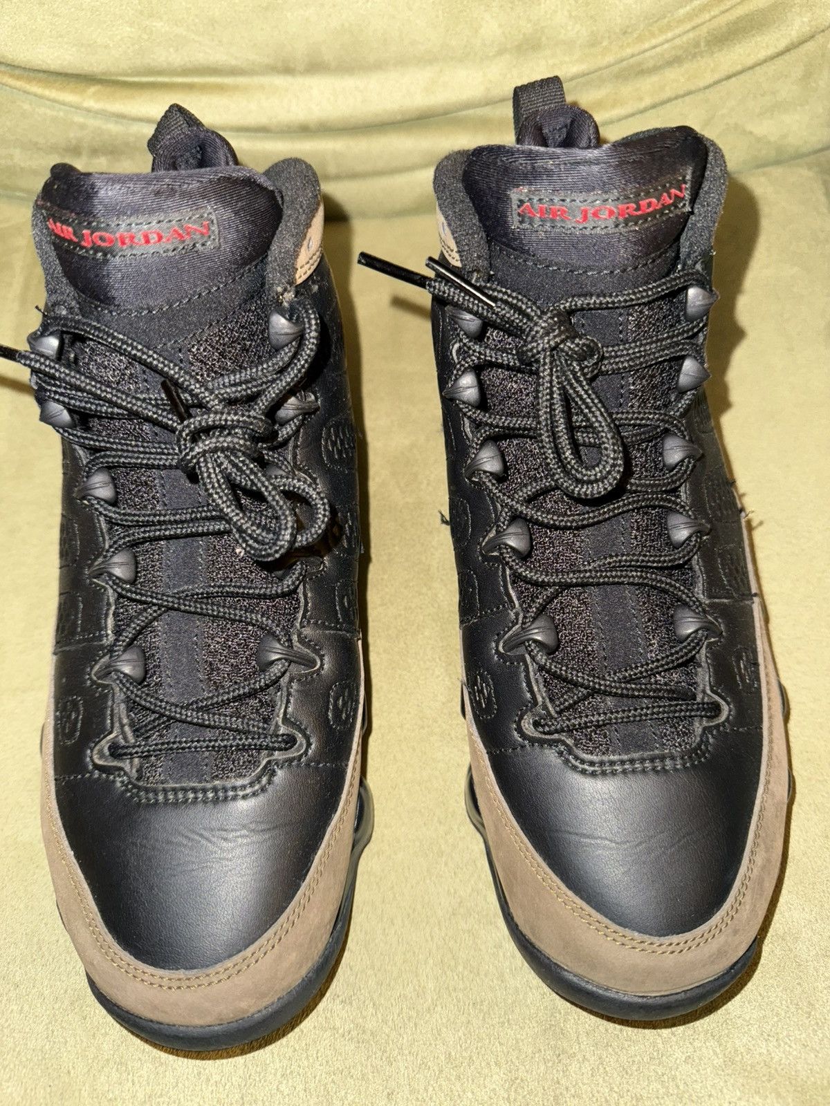 Jordan Brand Nike Air Jordan 9 “Olive” VGC, size 6m/7.5w shoes boots Size US 6 / EU 39 - 7 Thumbnail