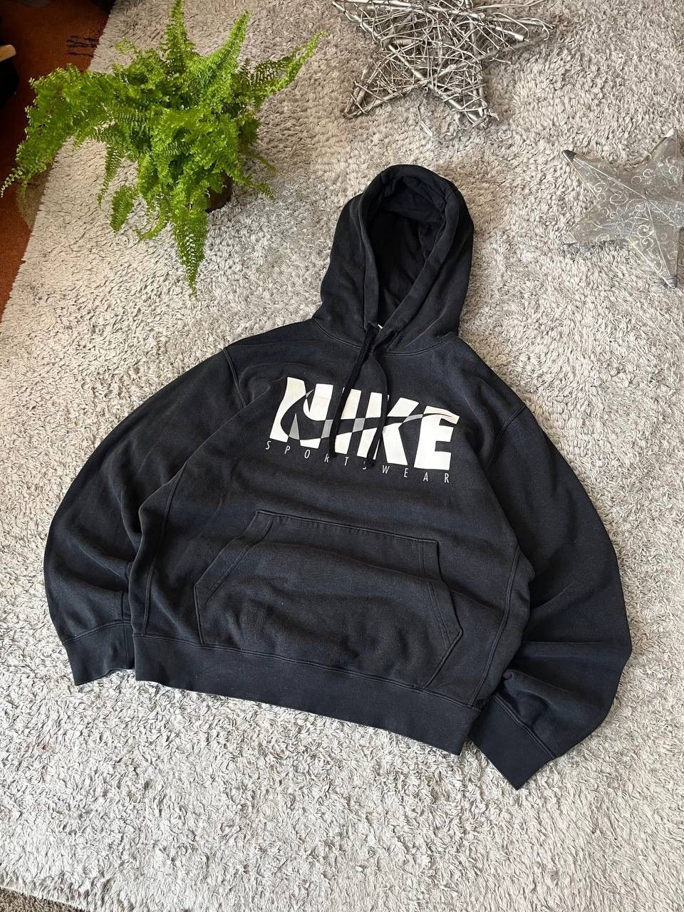 Nike × Vintage Nike Hoodie Vintage Streetwear Big Logo Swoosh 00s Size US M / EU 48-50 / 2 - 2 Thumbnail