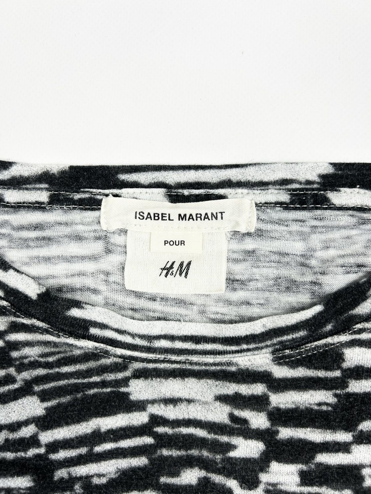 H&M × Isabel Marant rare ISABEL MARANT x H&M Abstract Linen Longsleeve Y2K Size US M / EU 48-50 / 2 - 11 Thumbnail
