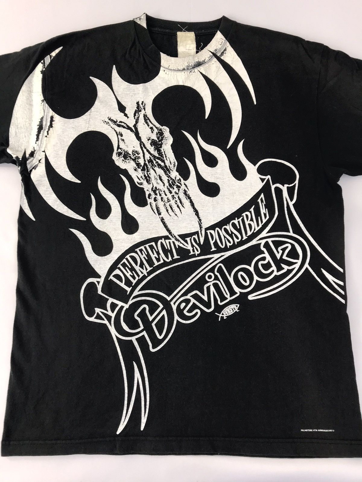 Devilock Vintage Devilock Palmstore 4th Anniversary Big Skull Tee Size US L / EU 52-54 / 3 - 2 Thumbnail