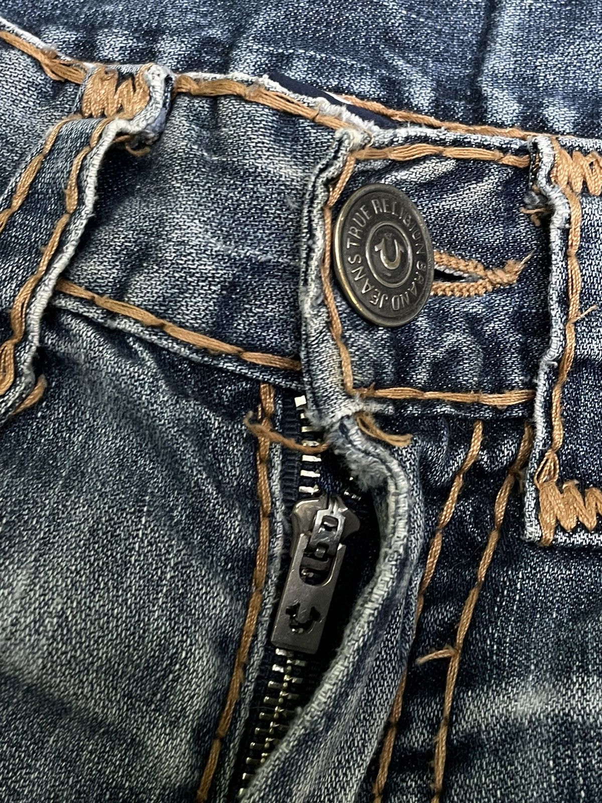 True Religion True Religion Vintage Denim Jeans Distressed Fade Y2K Japan Size US 29 - 9 Thumbnail