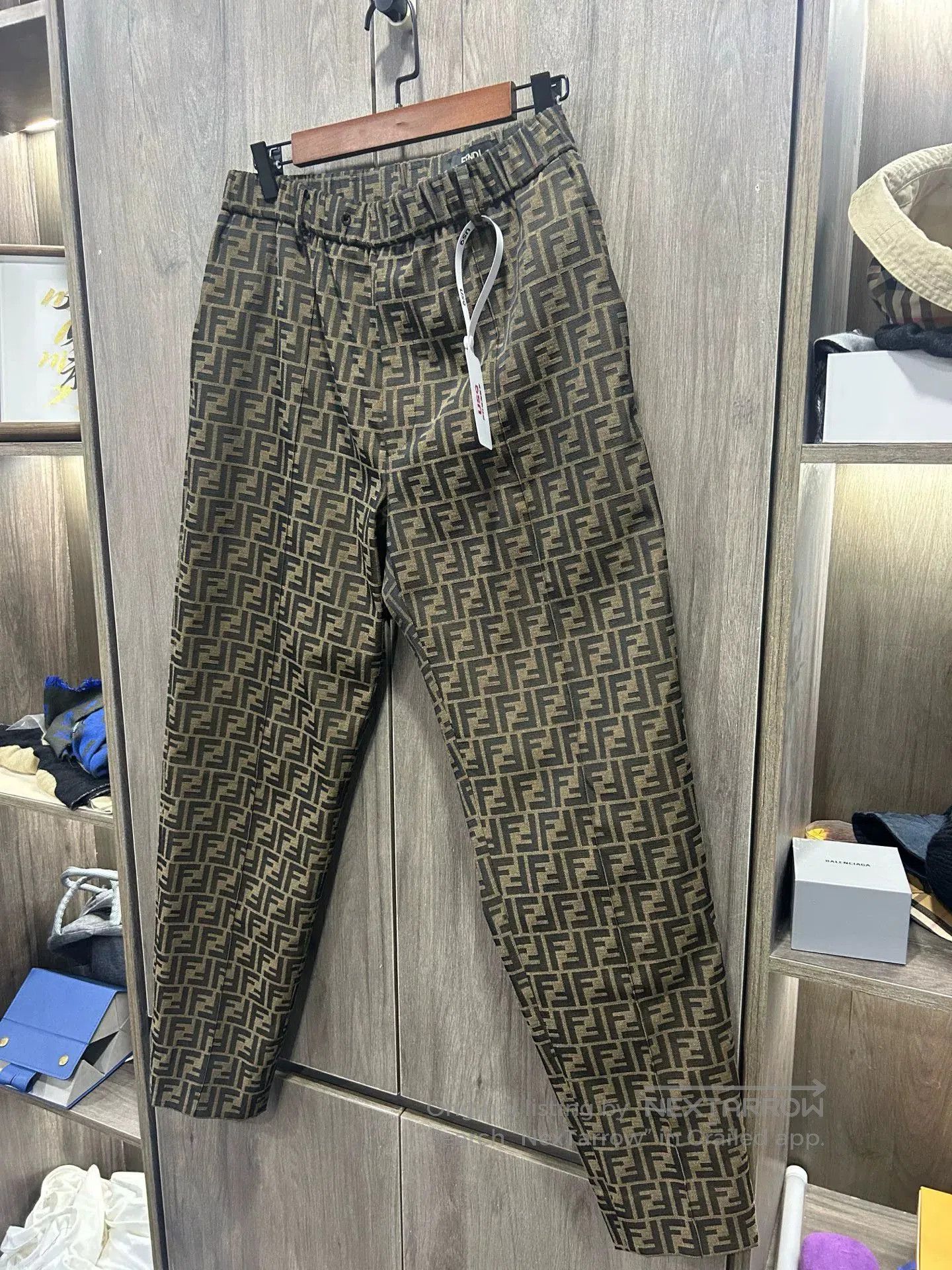 Fendi FENDI Logo All-Over Print Straight Jeans. Size US 32 / EU 48 - 6 Thumbnail