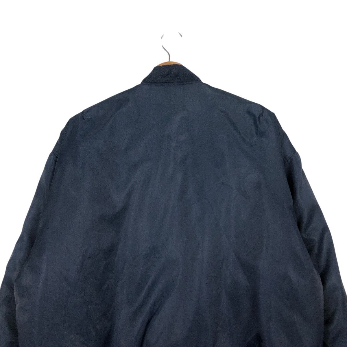 Japanese Brand × Vintage 📌Vintage Bomber Jacket Riot Riot Blueky Refined Issey Miyake Size US M / EU 48-50 / 2 - 10 Thumbnail