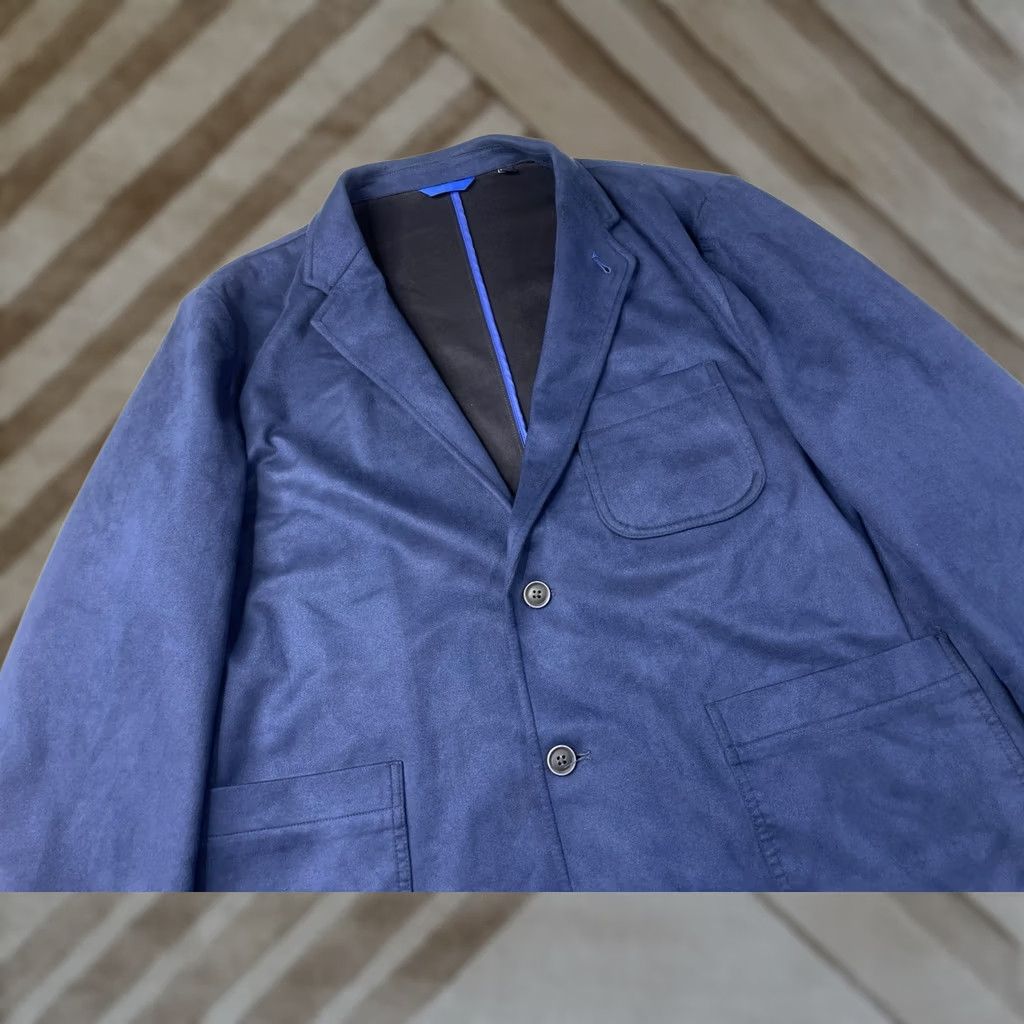 Joseph Abboud Joseph Abboud Blazer XL Blue Sport Coat Suit Jacket Single-Breasted Two-Button Notch Lapel Mens Regular Fit Vintage: No Size 46R - 1 Thumbnail