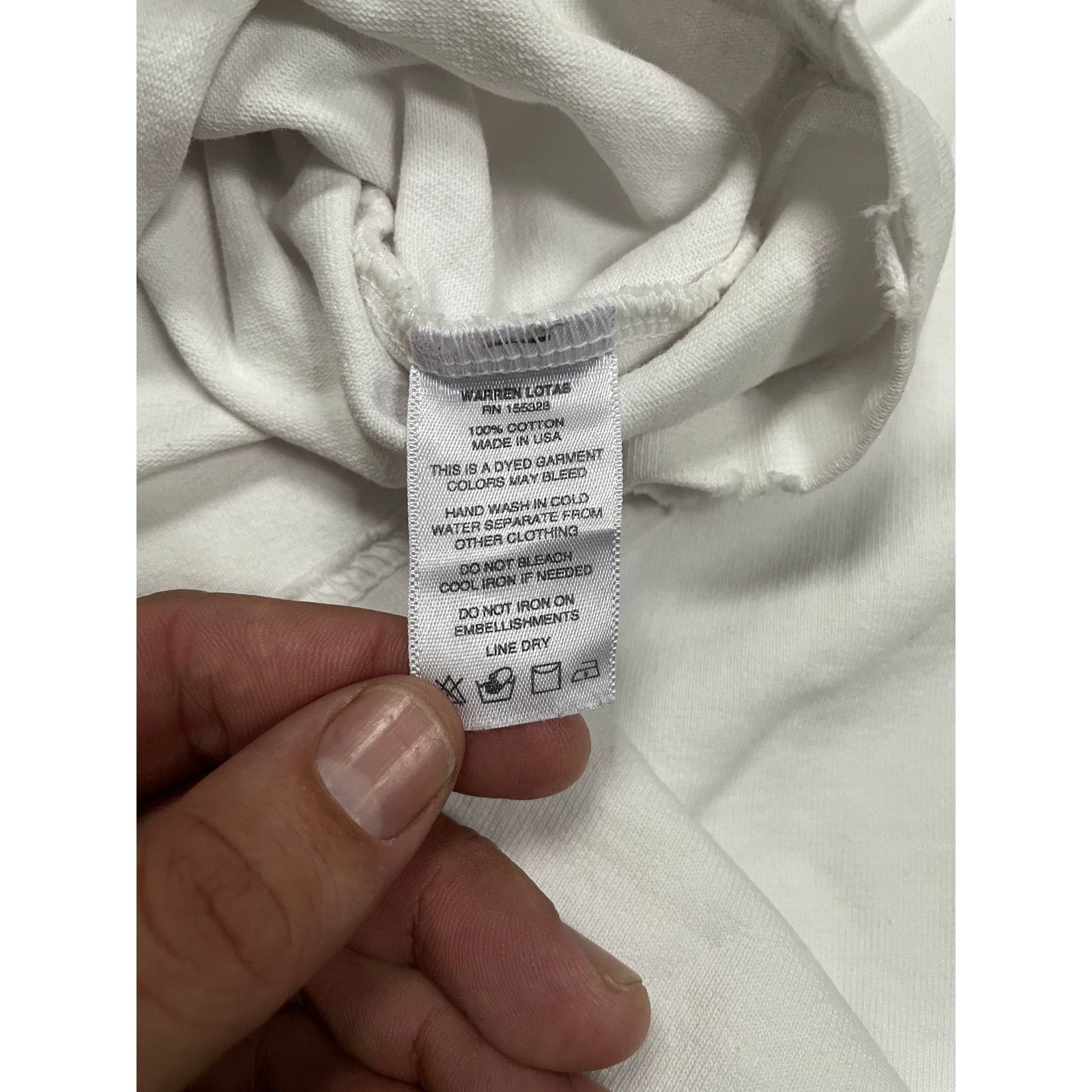 Warren Lotas Warren Lotas Tee White Red Used XL Size US XL / EU 56 / 4 - 4 Thumbnail