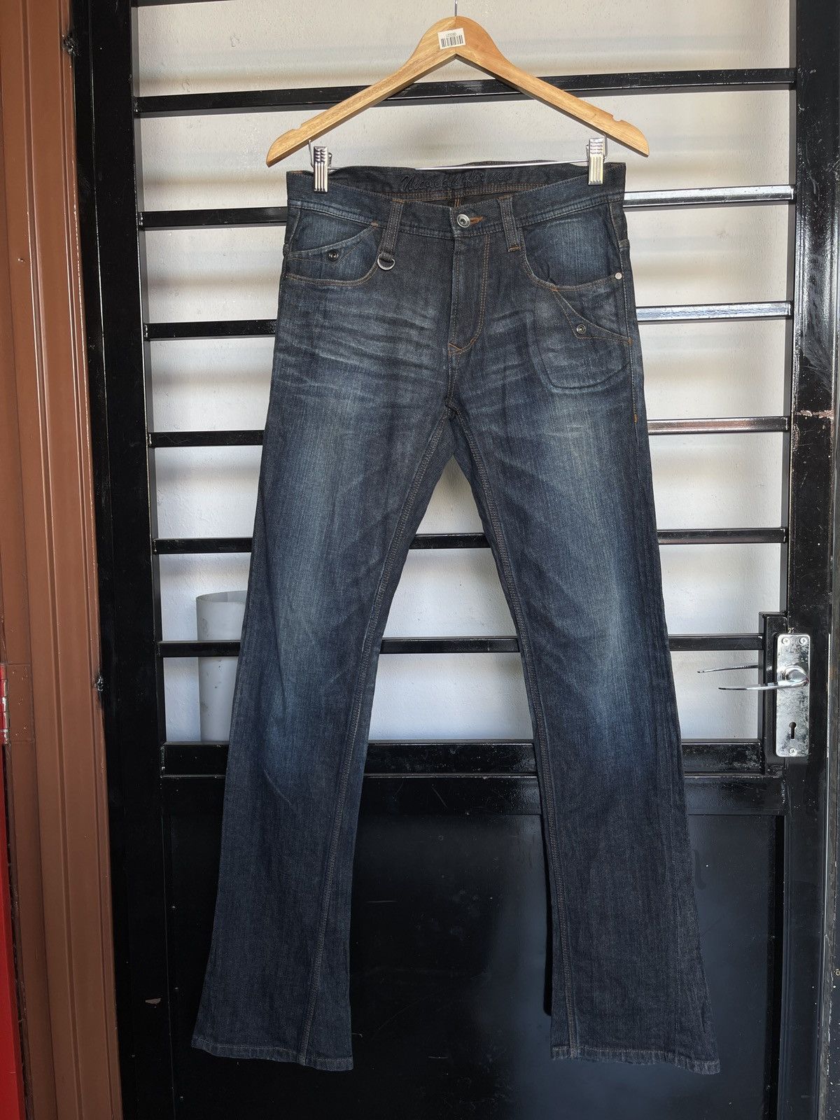 image of Nicole Club x Vintage Ncfm Bootcut Denim in Navy, Men's (Size 31)