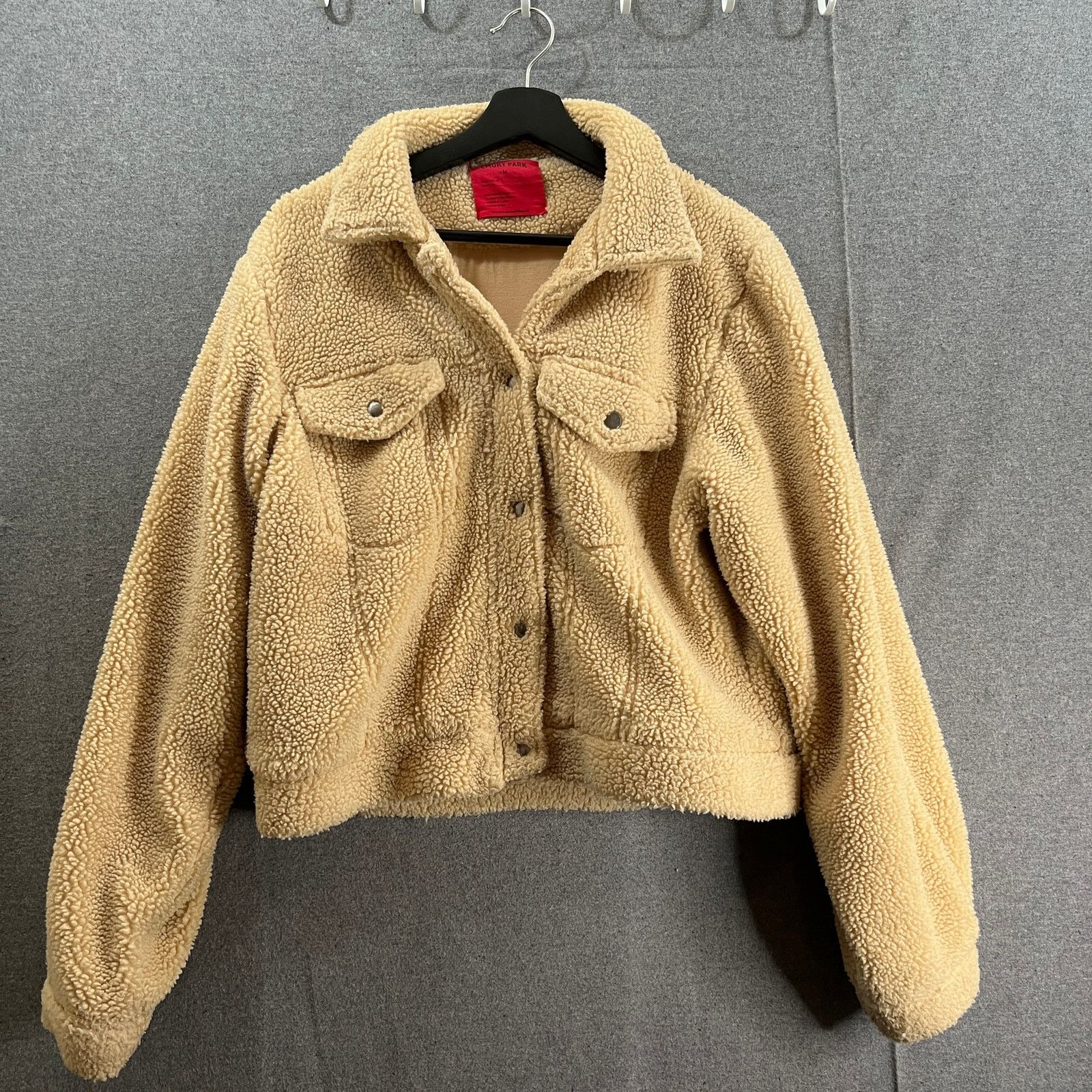 Other EMORY PARK Snap Button Teddy Jacket Women's Size M Winter Size M / US 6-8 / IT 42-44 - 1 Thumbnail