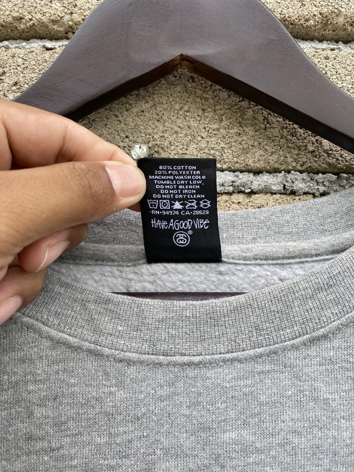 Stussy Vintage Stussy Crown Sweatshirt Size US L / EU 52-54 / 3 - 7 Thumbnail