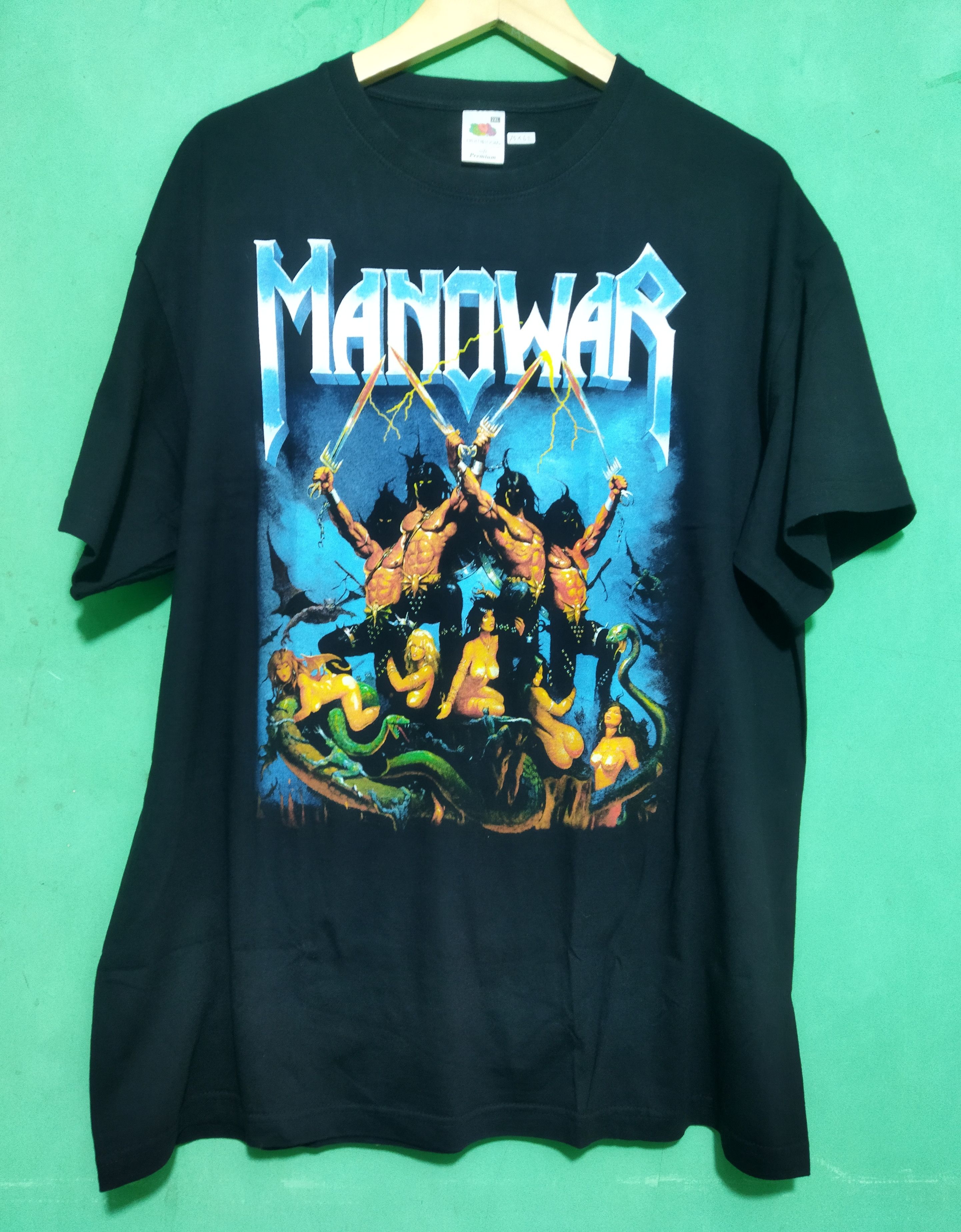 Band Tees MANOWAR gods of war Size US XXL / EU 58 / 5 - 1 Thumbnail