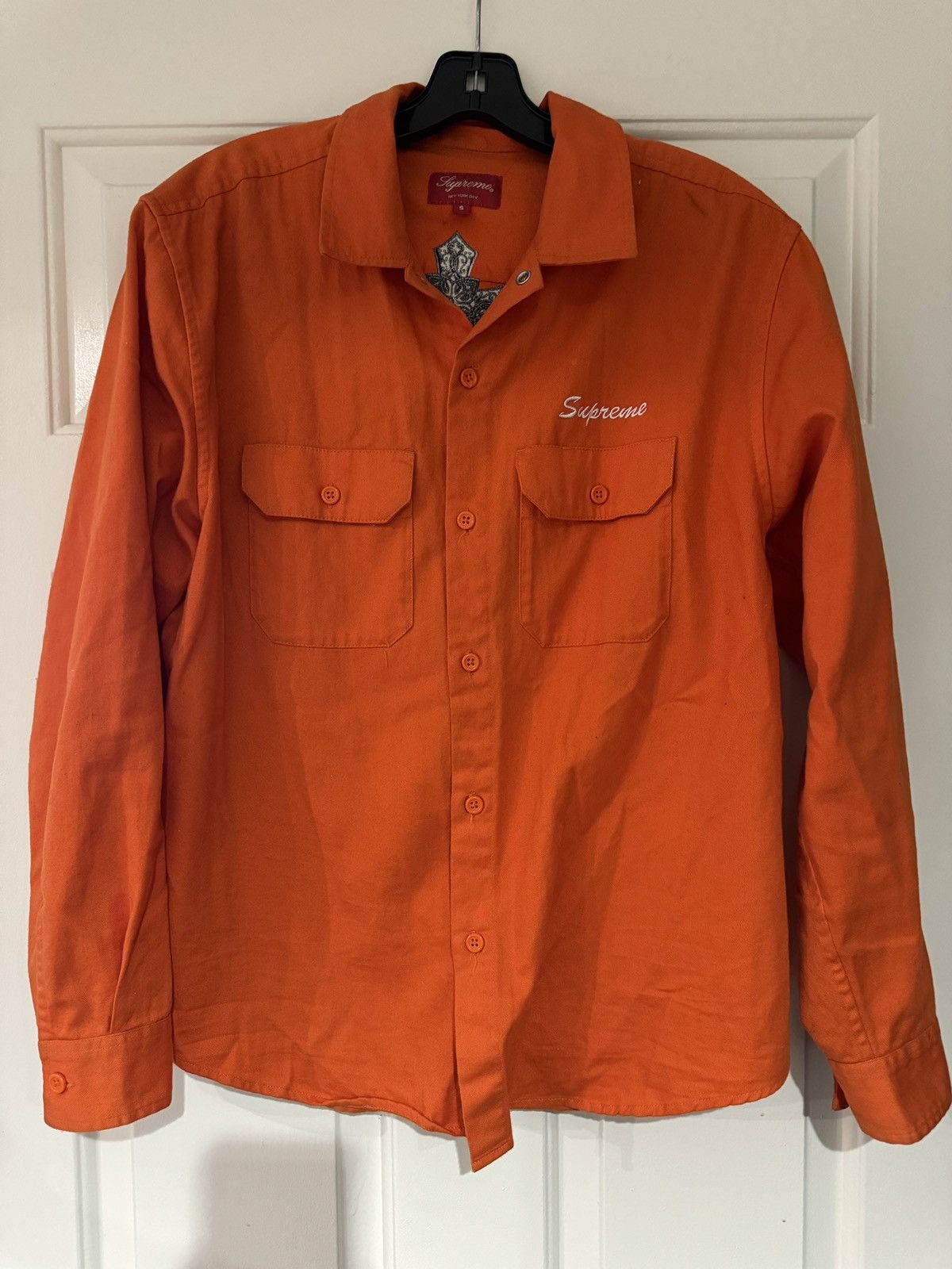 Supreme Supreme Mary Work Shirt Size US S / EU 44-46 / 1 - 4 Thumbnail