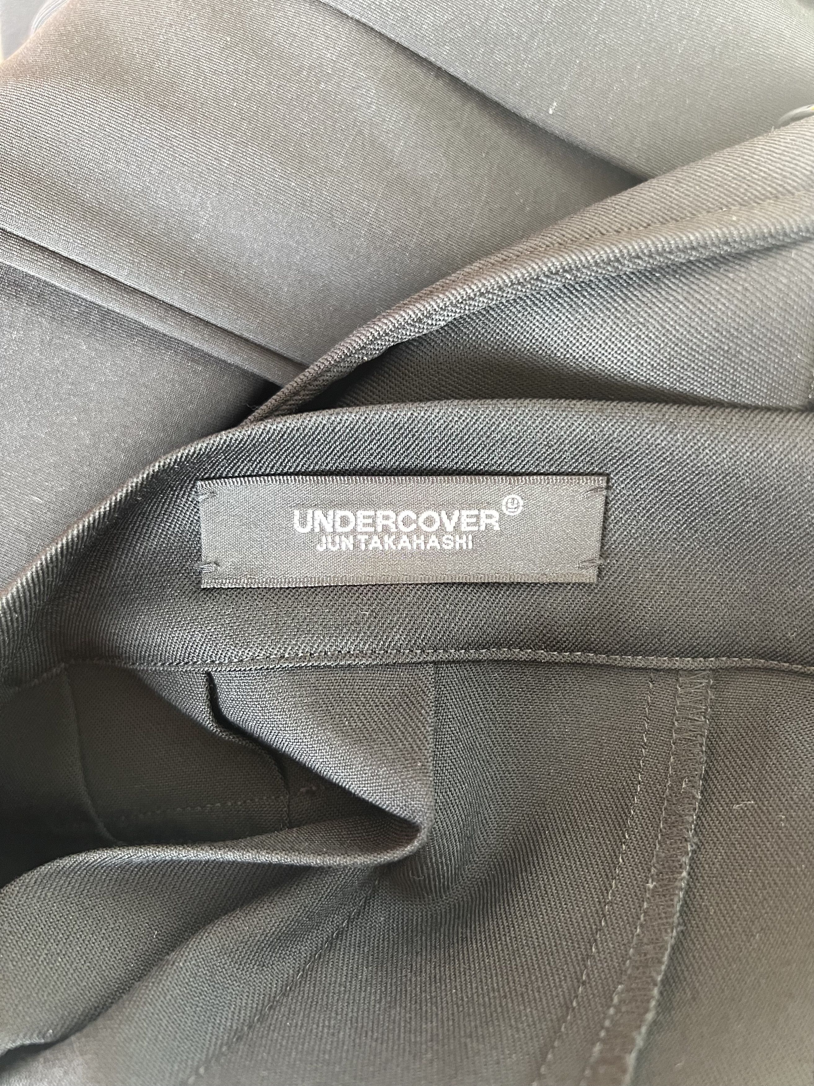 Undercover UNDERCOVER - Wool Pleated Wrap Skirt Black Size US 32 / EU 48 - 14 Thumbnail
