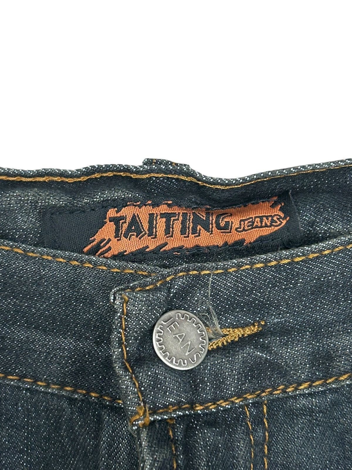 Le Grande Bleu (L.G.B.) Y2k Taiting Baggy Jeans Mud Washed Clawn Marks Size US 33 - 13 Thumbnail