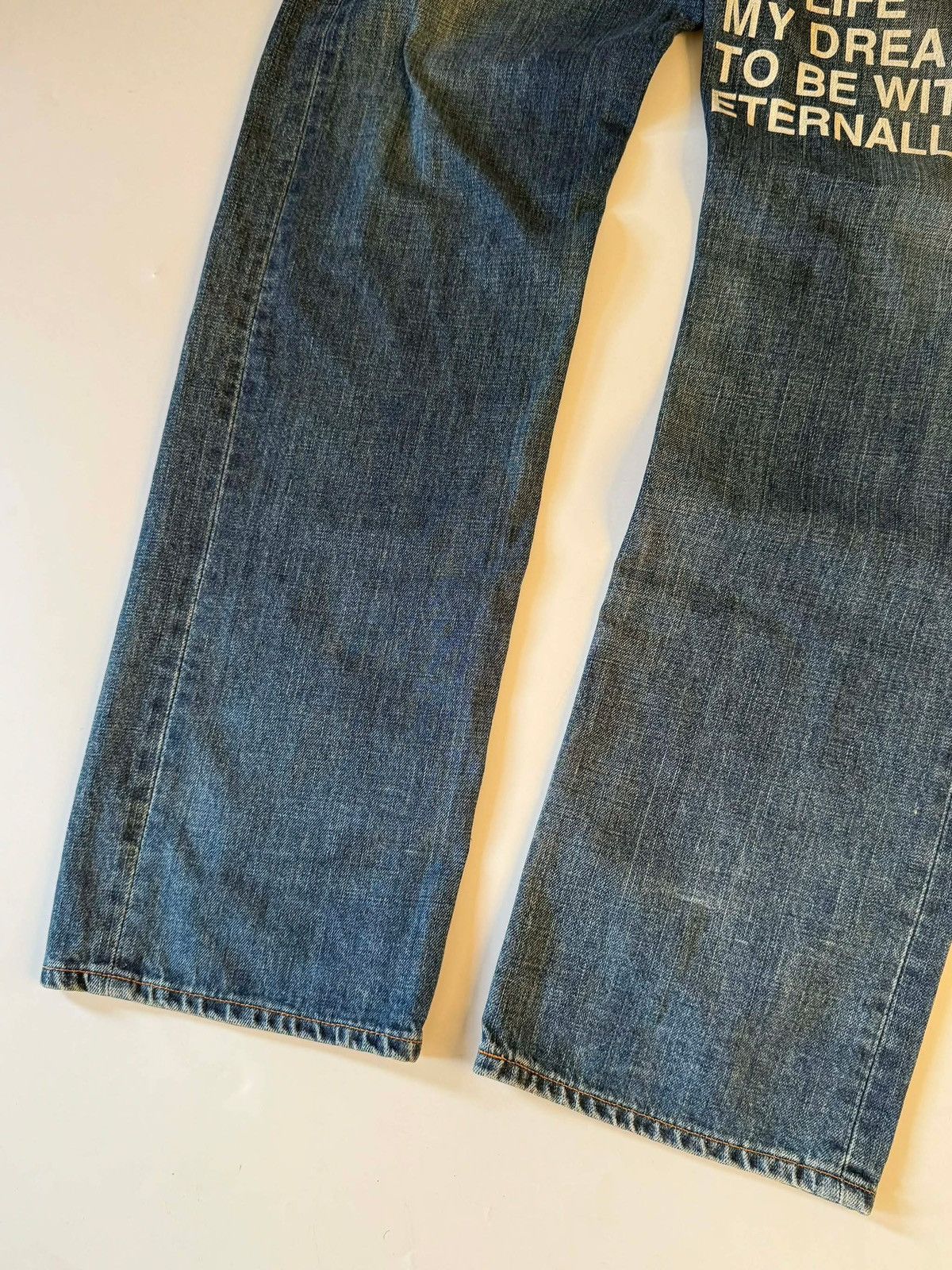 Junya Watanabe × Levi's × Pendleton Junya Watanabe x Levi's S/S 2002 "Eternal Love" Poem Pants Size US 34 / EU 50 - 4 Thumbnail