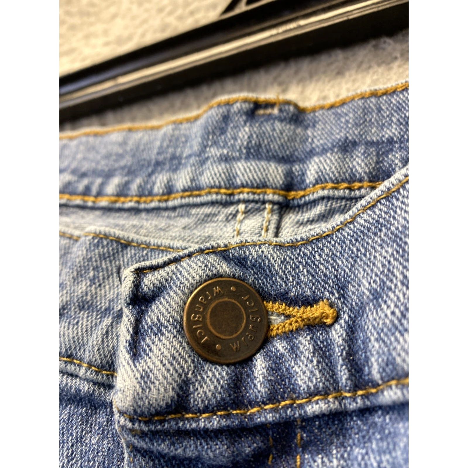Wrangler Wrangler Jeans Relaxed Bootcut Men 42x32 Blue Medium Wash Cotton Denim Regular Inseam 32 Size US 42 / EU 58 - 3 Thumbnail