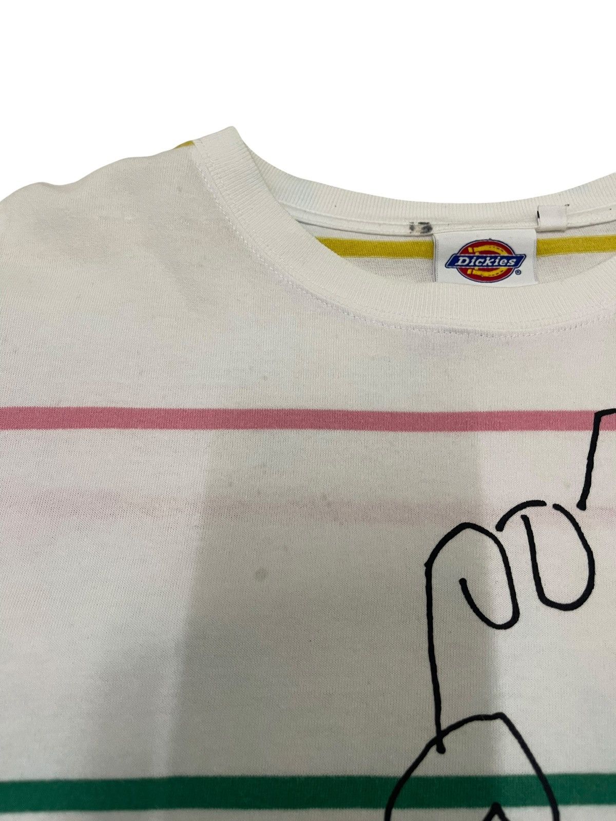 Dickies × Junya Watanabe Dickies X Mark Gonzales SS18 Sketch Striped Tee Size US M / EU 48-50 / 2 - 7 Thumbnail