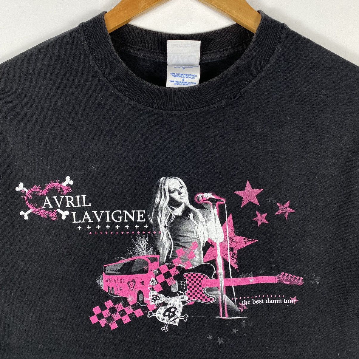 Band Tees × Vintage VINTAGE AVRIL LAVIGNE THE BEST DAMN TOUR 2008 TEE PUNK GIRL Size US S / EU 44-46 / 1 - 3 Thumbnail