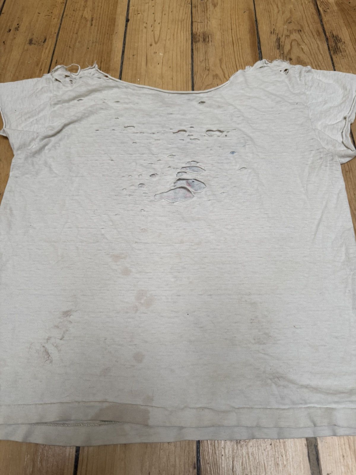 Japanese Brand × Vintage Vintage Thrashed T Shirt Size S / US 4 / IT 40 - 8 Thumbnail