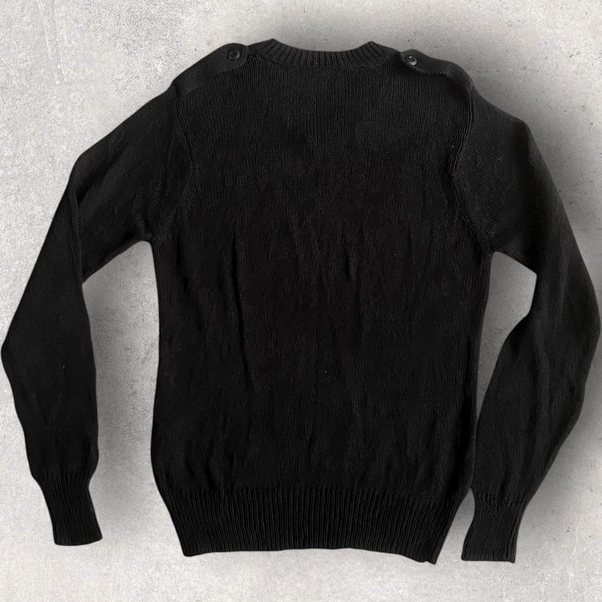 Helmut Lang 2017 Knit Military Sweater Size US M / EU 48-50 / 2 - 2 Thumbnail