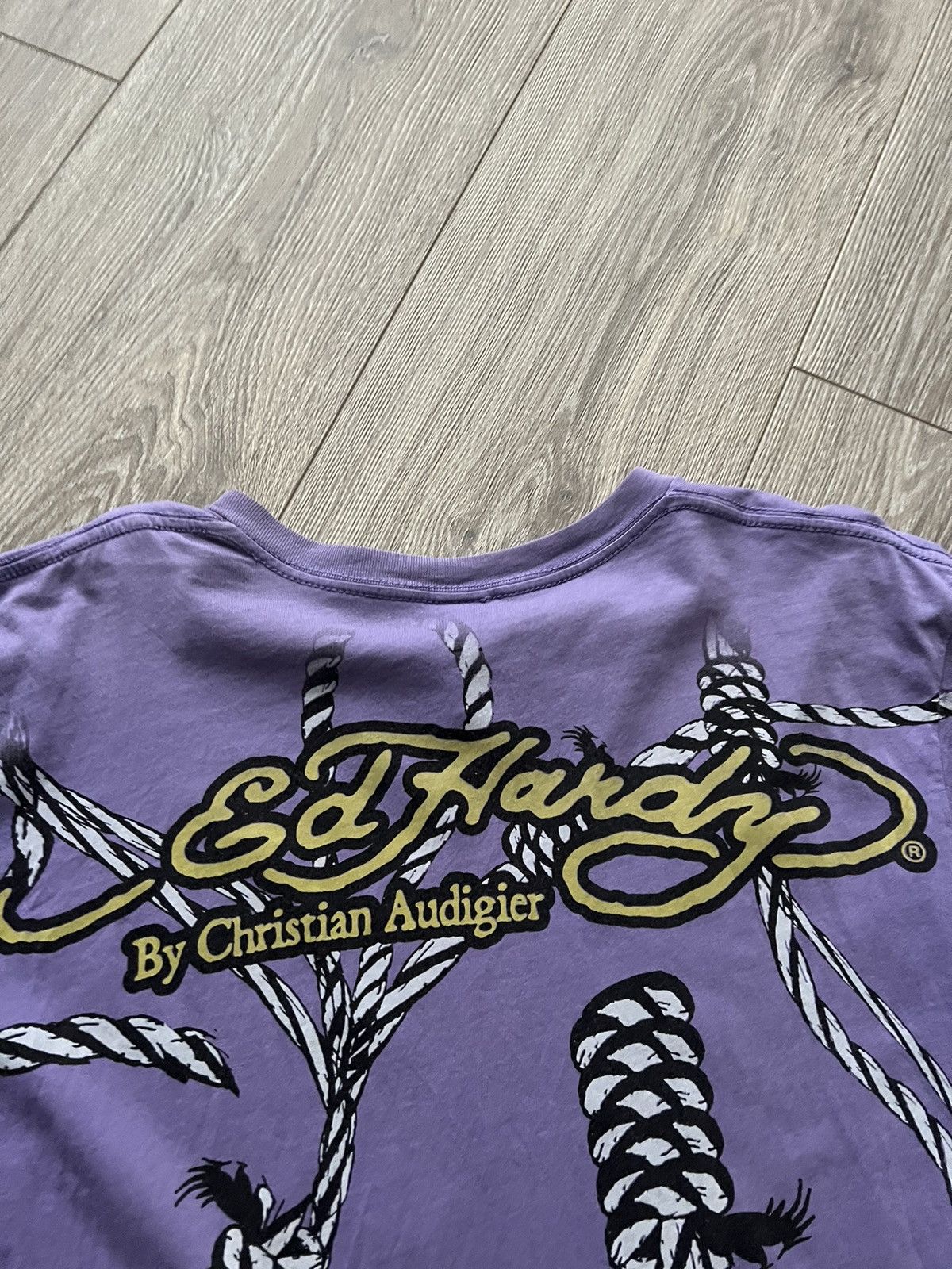 Christian Audigier × Ed Hardy × Vintage Vintage 💥 Ed Hardy by Christian Audigier T-Shirt Y2K Tee Size US L / EU 52-54 / 3 - 18 Thumbnail