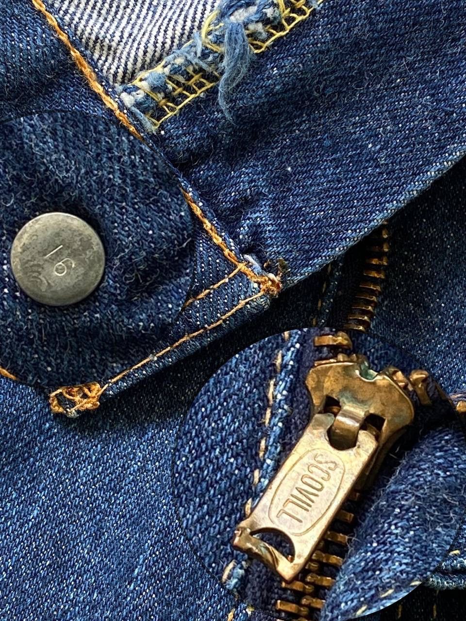 Levi's True Vintage 70s Levis Lot 505 Redline Selvedge Jeans Size US 37 - 9 Thumbnail