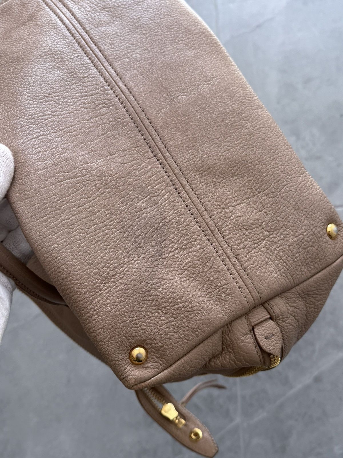 Miu Miu Miu Miu Madras Leather Handbag Size ONE SIZE - 11 Thumbnail