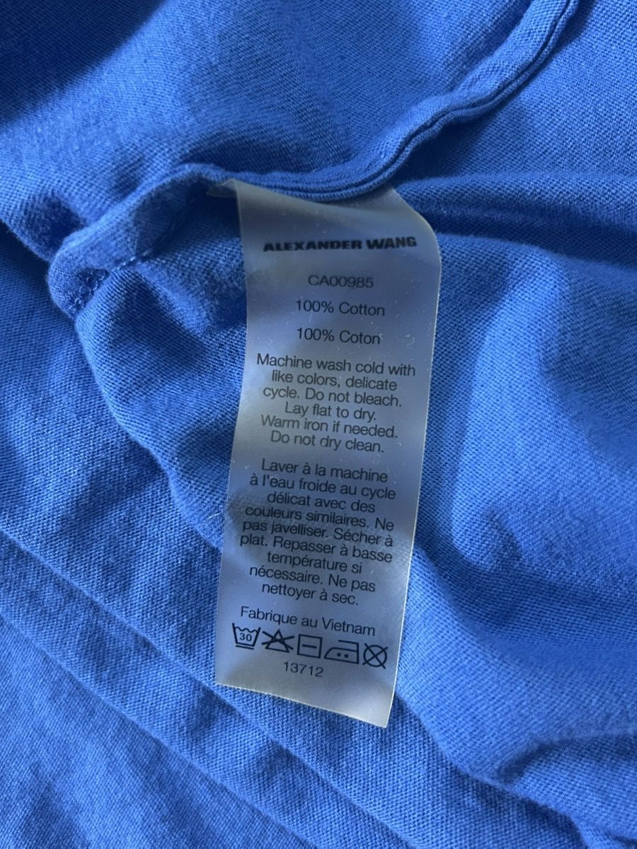 T by Alexander Wang T by Alexander Wang Blue Tee Size US L / EU 52-54 / 3 - 4 Thumbnail