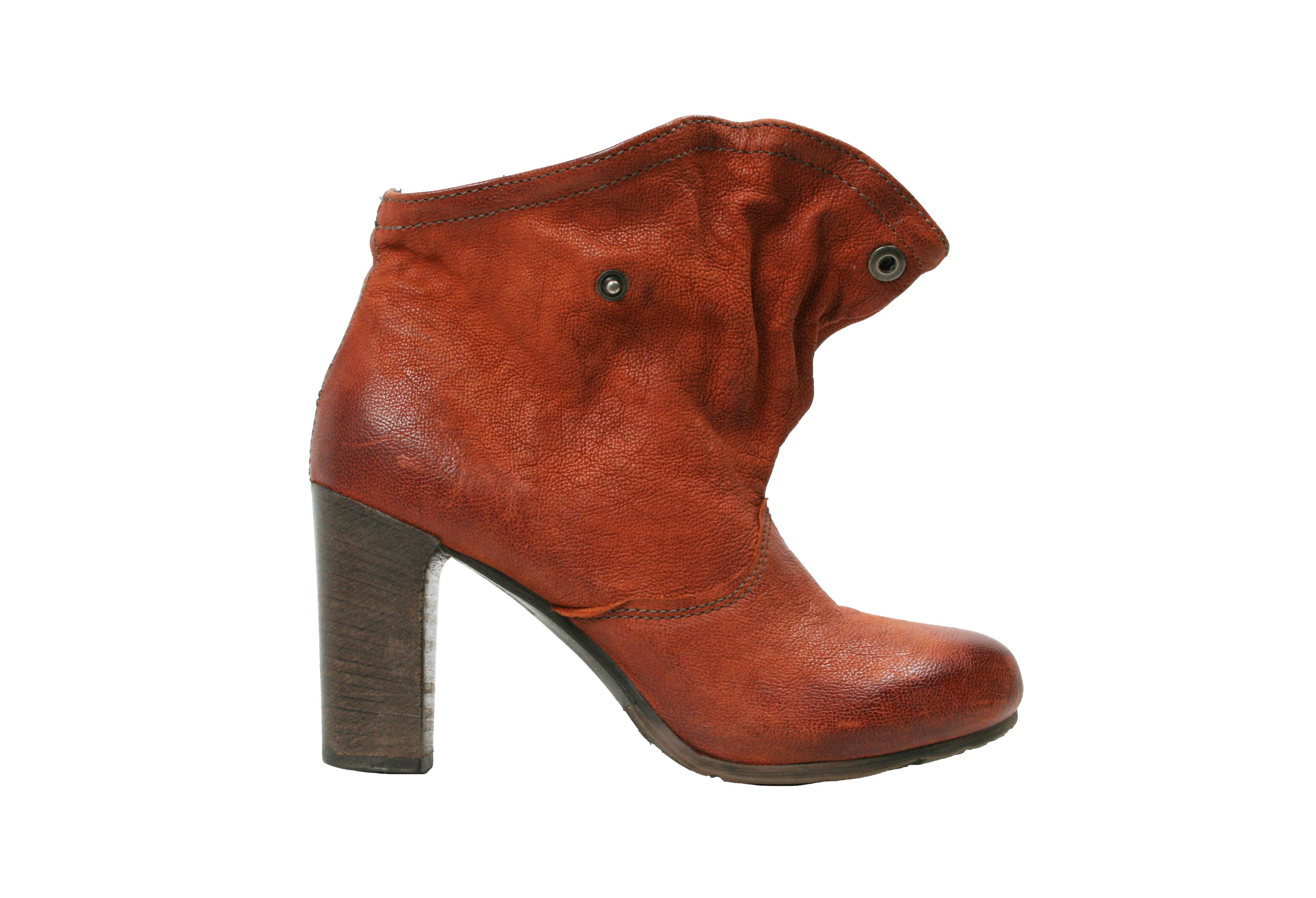 A.S.98 00S Airstep Grunge Avant Garde Heeled Ankle Boots Vintage Size US 9 / IT 39 - 1 Thumbnail