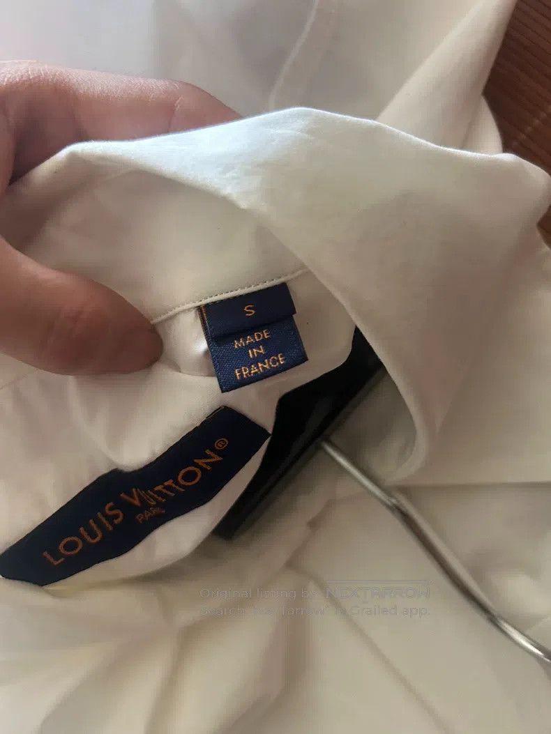 Louis Vuitton Louis Vuitton White Wave Shirt Size S / US 4 / IT 40 - 5 Thumbnail