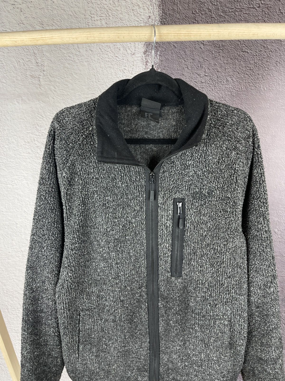 Jack Wolfskin Jack Wolfskin Ash Grey full zip teddy fleece pullover jacket Size US XL / EU 56 / 4 - 8 Thumbnail