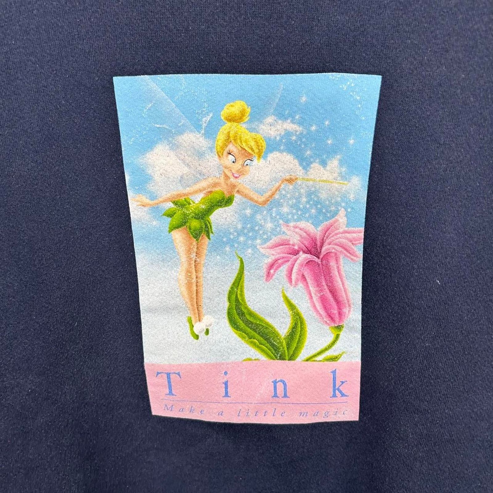 Disney Vintage 90’s Disney Tinker Bell Fairy Crewneck Size Large Size L / US 10 / IT 46 - 4 Thumbnail
