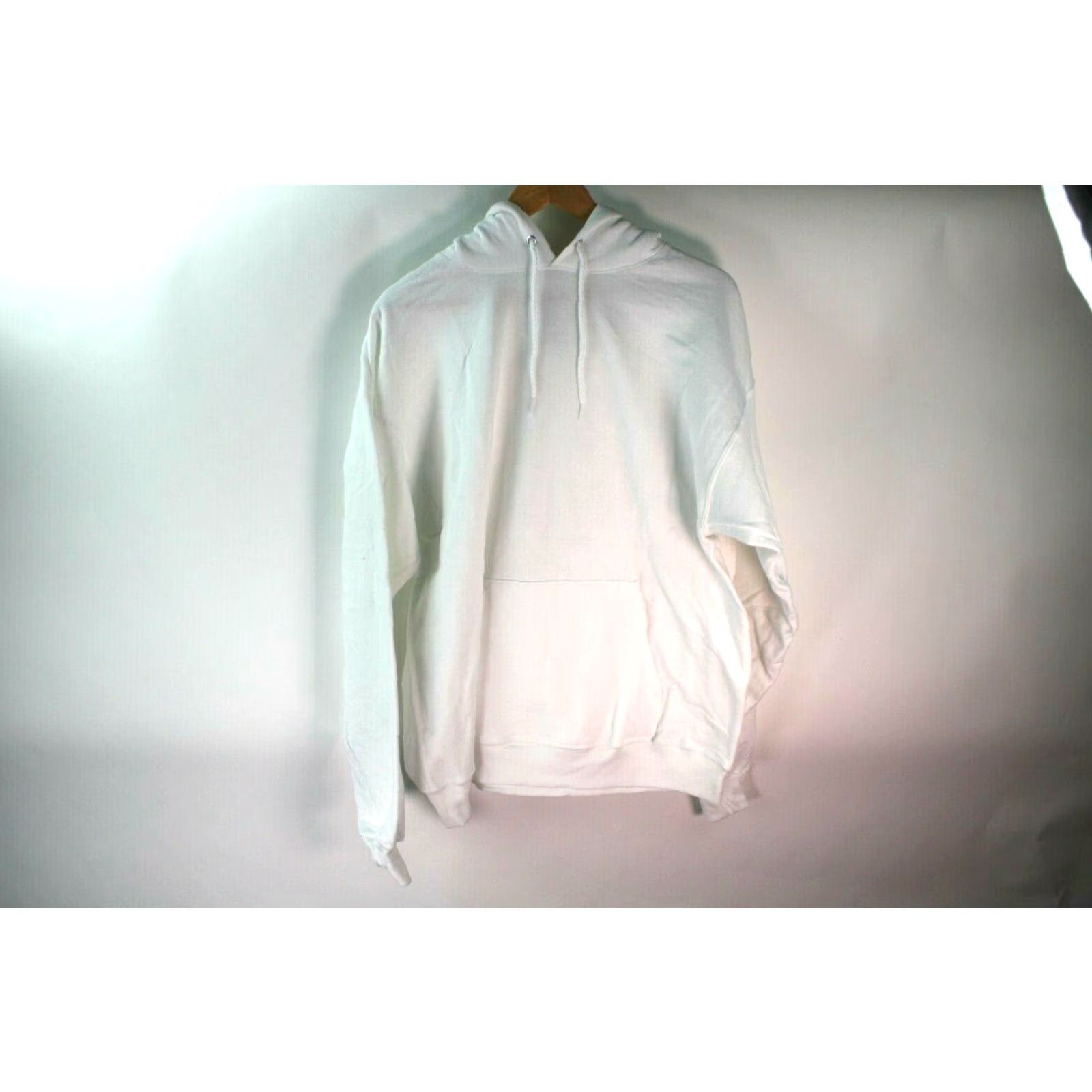 Hanes Hanes ComfortBlend EcoSmart Pullover Hoodie Sweatshirt White L Mens Hoodie Pullover Size US L / EU 52-54 / 3 - 5 Thumbnail