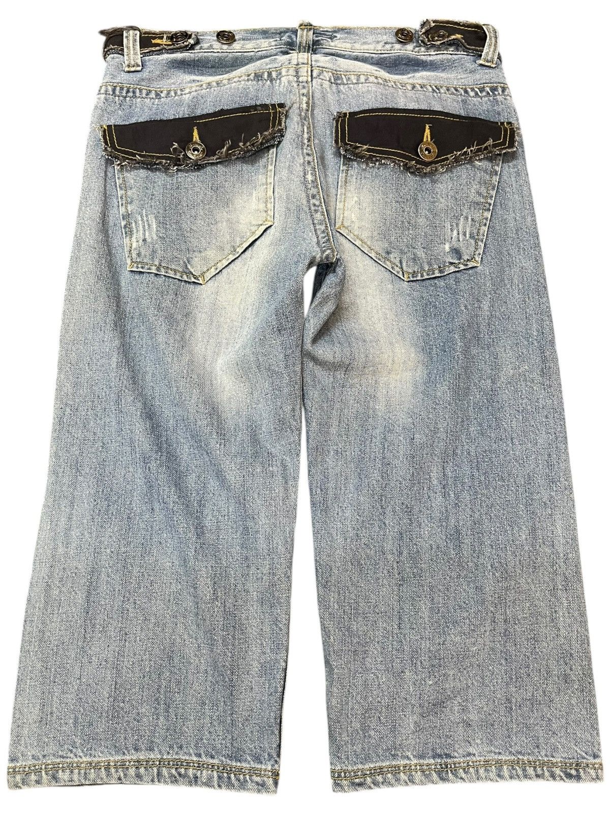 Japanese Brand Vintage Amarantine Seditionaries Three Quarter Denim Size US 31 - 7 Thumbnail