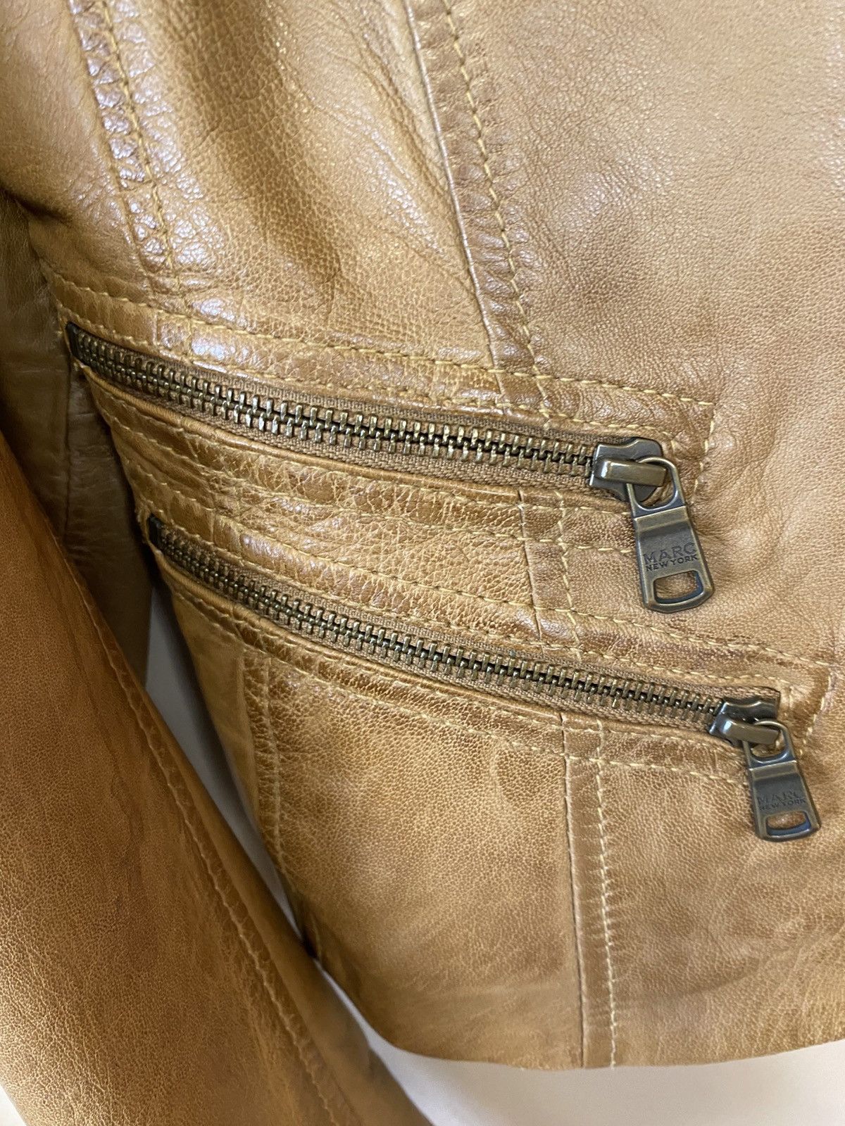Andrew Marc Andrew Marc Leather Moto Jacket Size S / US 4 / IT 40 - 5 Thumbnail