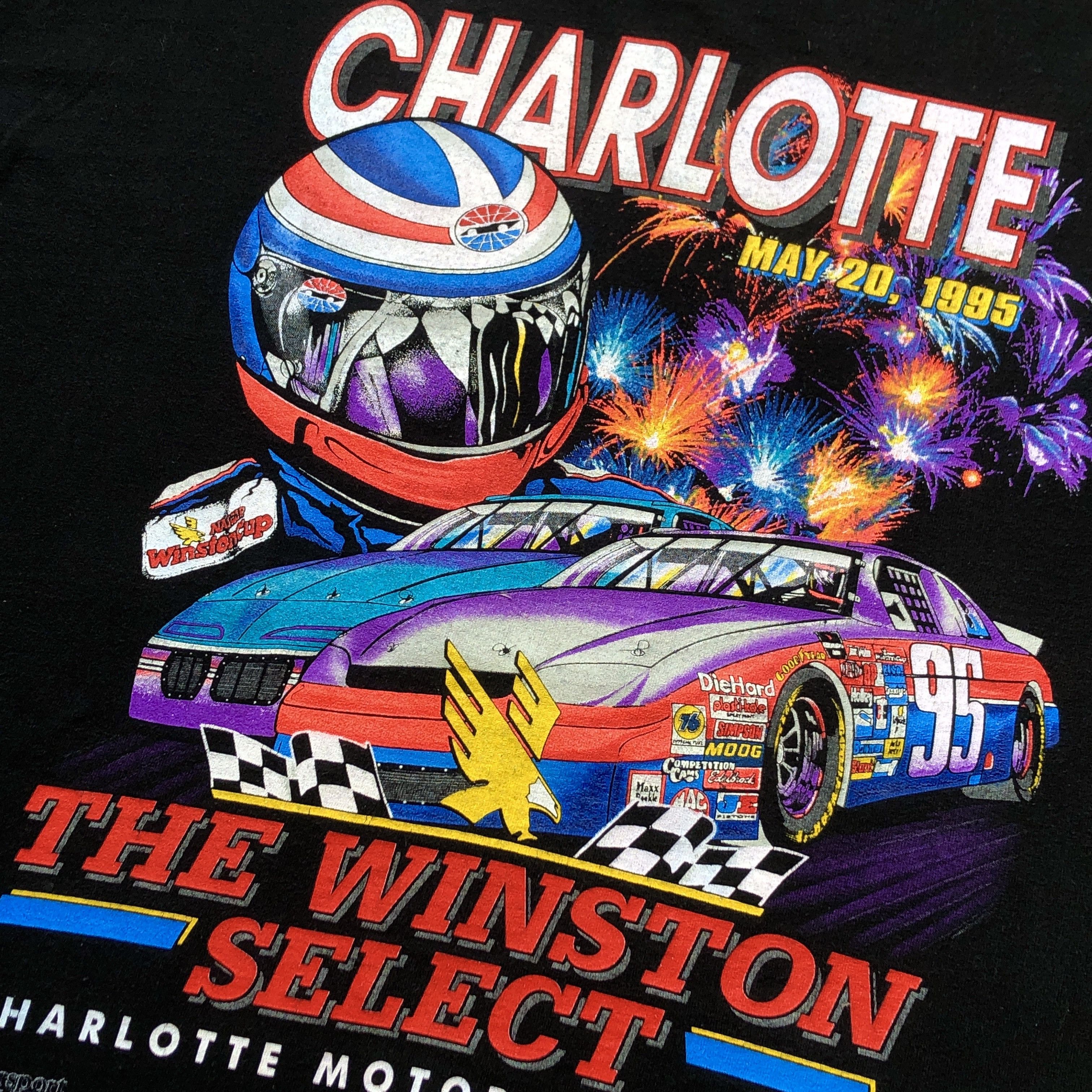 NASCAR Vintage 90s NASCAR RACING WINSTON T-shirt Size US XXL / EU 58 / 5 - 7 Thumbnail