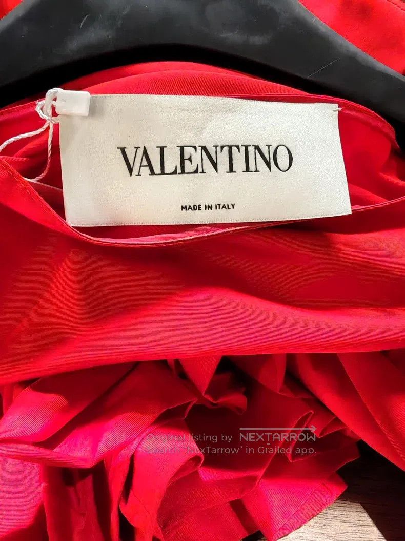 Valentino Valentino Red sleeveless pleated dress Size S / US 4 / IT 40 - 3 Thumbnail