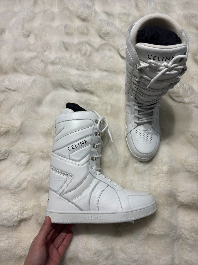 Celine Celine 21fw show lace-up boots Size US 7 / EU 40 - 2 Thumbnail