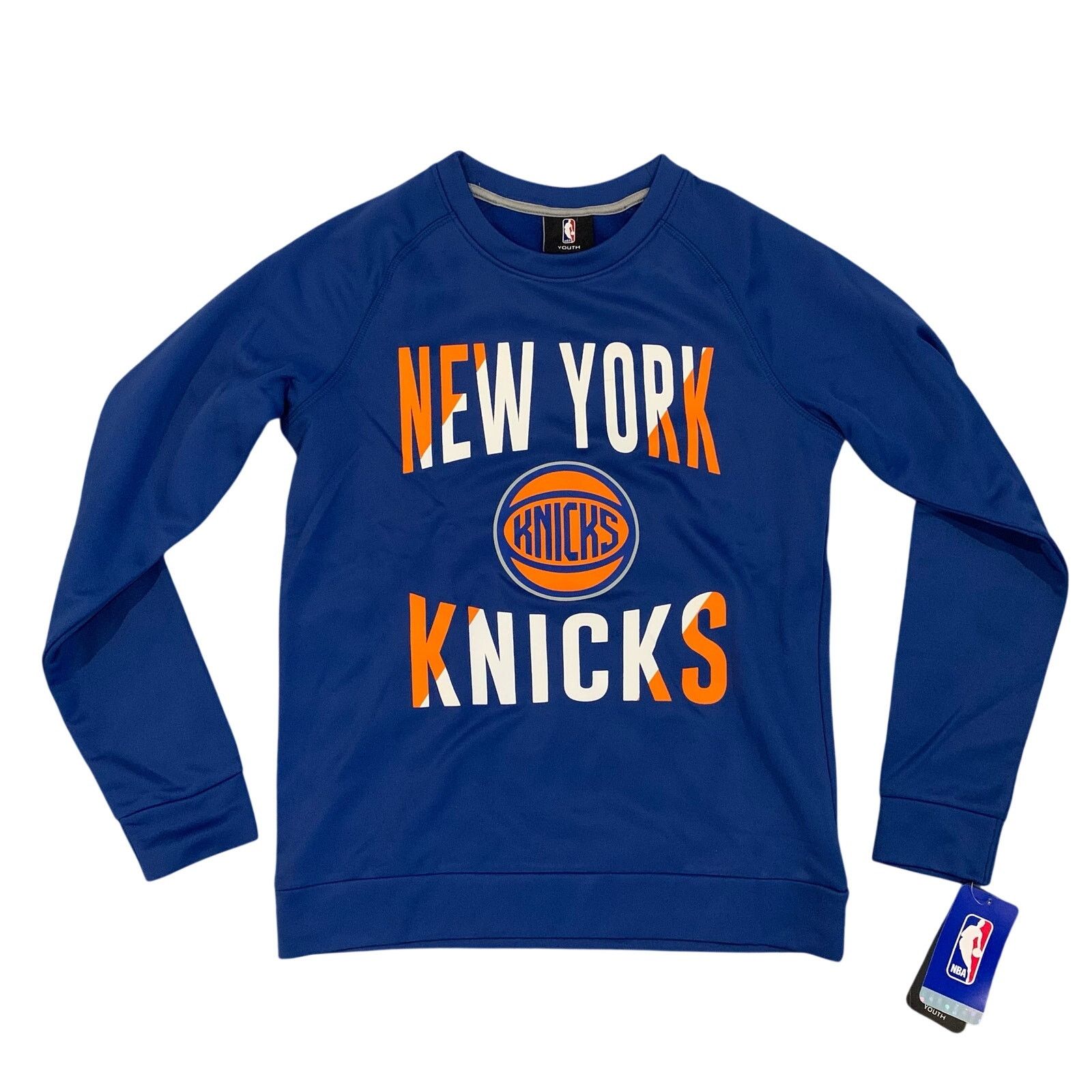 NBA NWT New York Knicks NBA Apparel Sweatshirt Yth Medium 10/12 Size M / US 6-8 / IT 42-44 - 1 Thumbnail