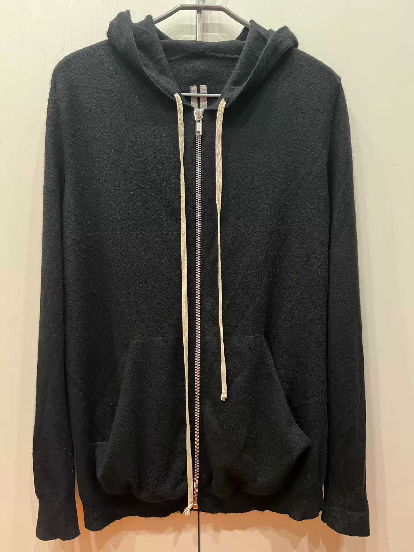 Rick owens main line cashmere zipper cardigan