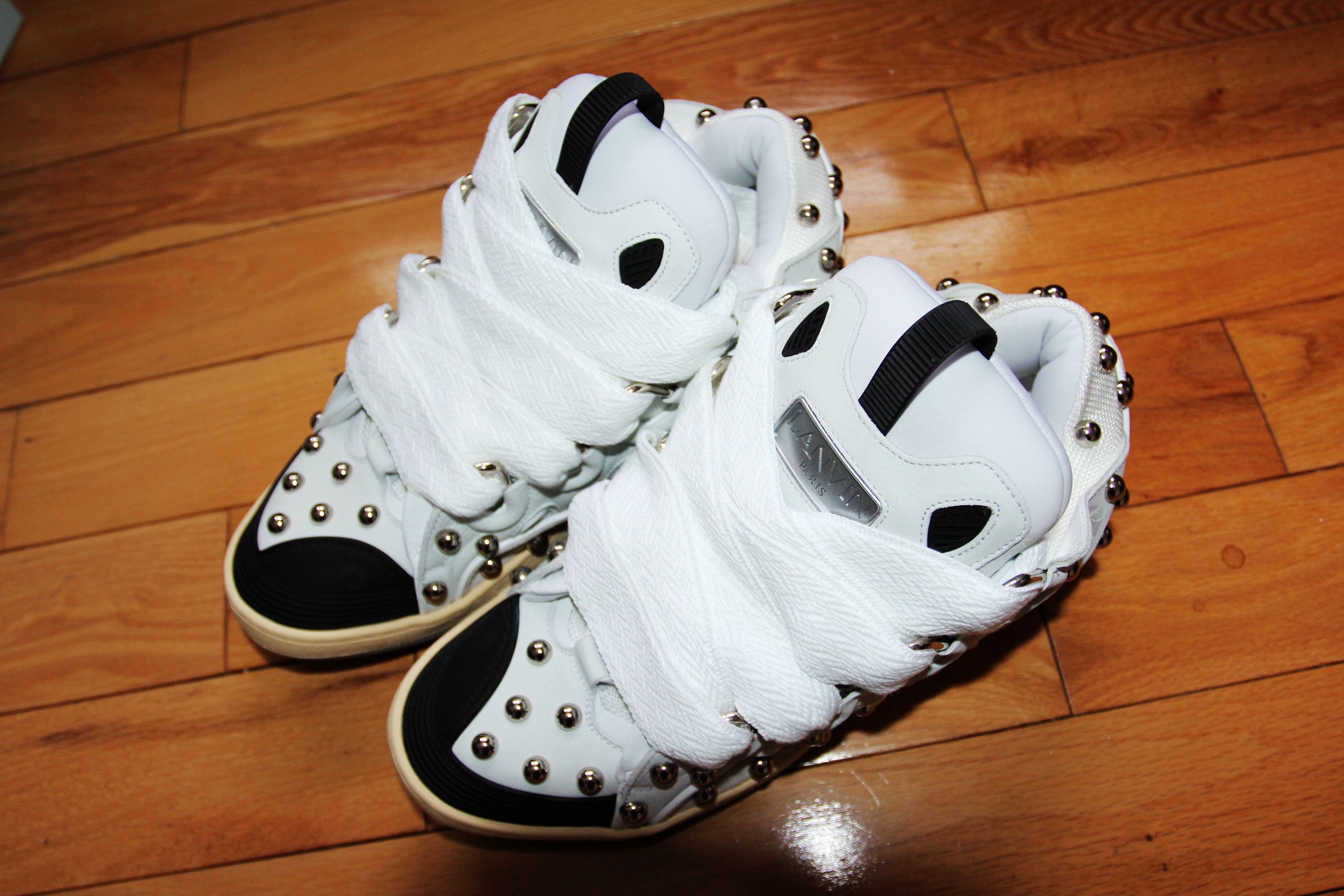 Lanvin BNWT AW23 LANVIN CURB SNEAKERS WITH STUDS 45 Size US 12 / EU 45 - 2 Thumbnail