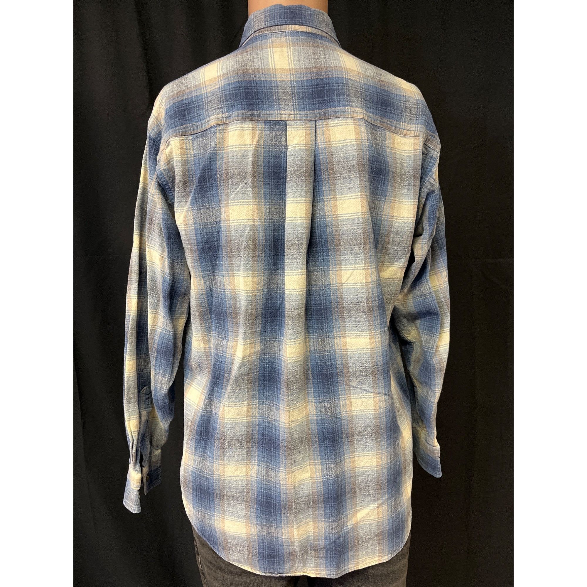L.L. Bean L.L.Bean Men's Blue Plaid Shirt/Button Up Sz SM SKU 4476 Size US S / EU 44-46 / 1 - 2 Thumbnail