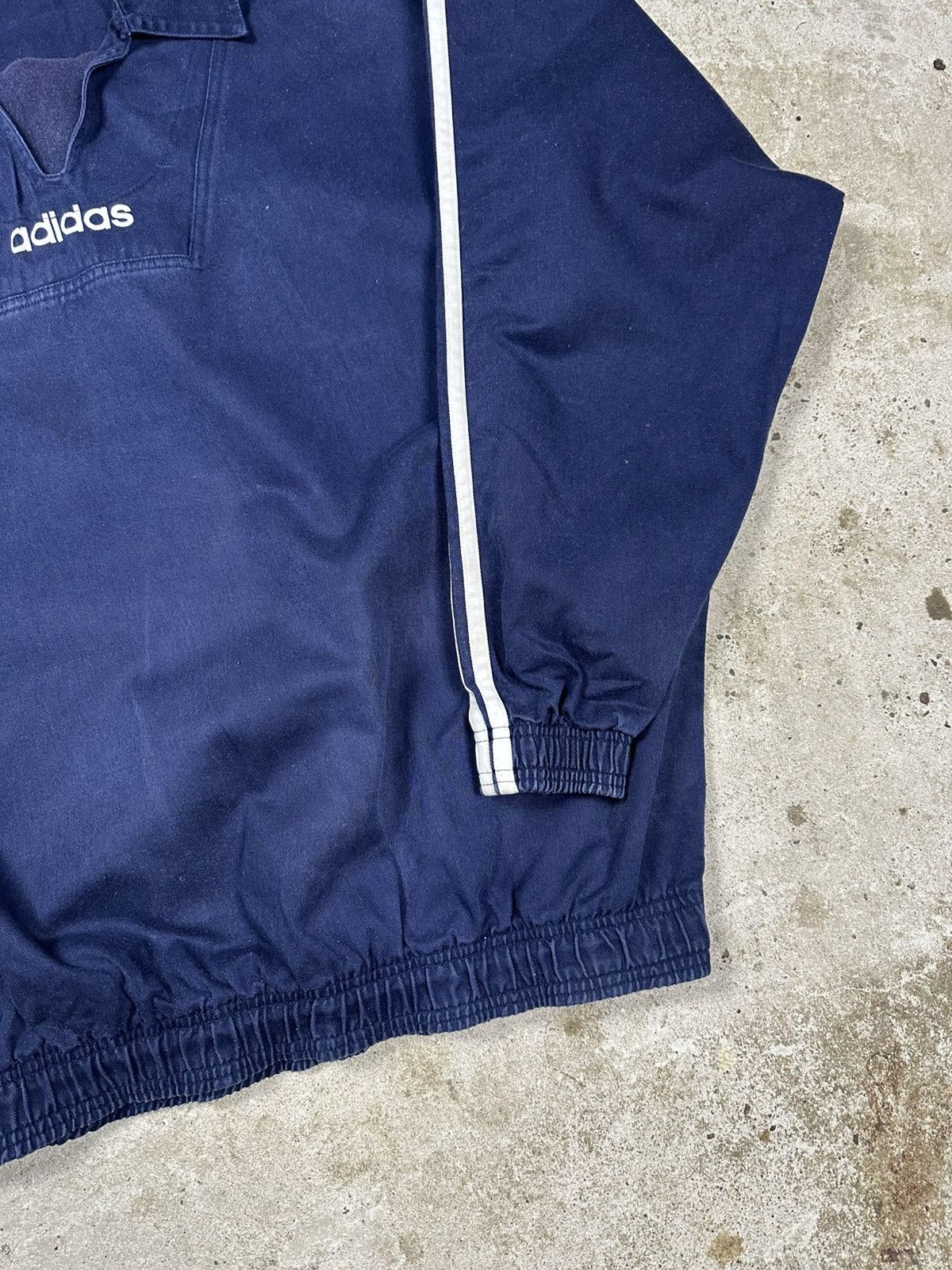 Adidas Vintage 90s Adidas Boxy Training Top Light Jacket Big Logo Size US XL / EU 56 / 4 - 4 Thumbnail