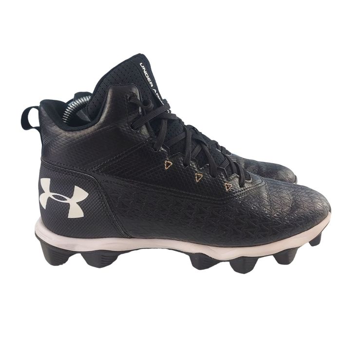 Under Armour Under Armour Hammer Mid Mens 7 Black & White Football ...